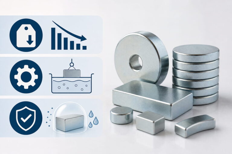 Ventajas del recubrimiento de zinc de los imanes de neodimio