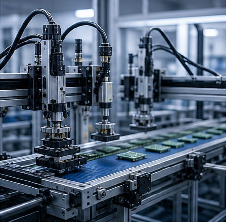 Imanes para robótica y automatización 15 Equipos de producción automatizados