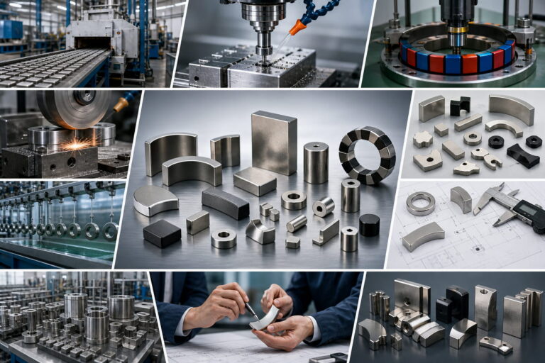 Capacidades de fabricación de imanes de neodimio