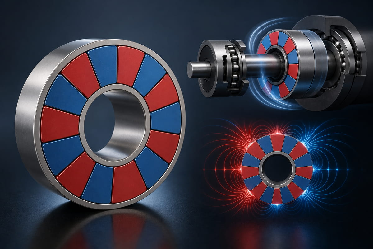 Proceso de magnetización de imanes de neodimio 16 Características principales de la magnetización multipolar de los imanes de neodimio