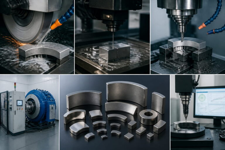 Imagen de las capacidades de fabricación de imanes por segmentos