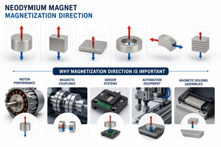 Proceso de magnetización de imanes de neodimio 2 Por qué es importante la dirección de la magnetización