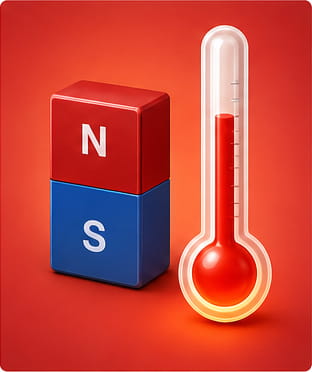 Guía de propiedades magnéticas de los imanes de neodimio 8 Temperatura de Curie