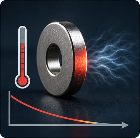 ¿Se puede cortar un imán de neodimio? 4 Desmagnetización