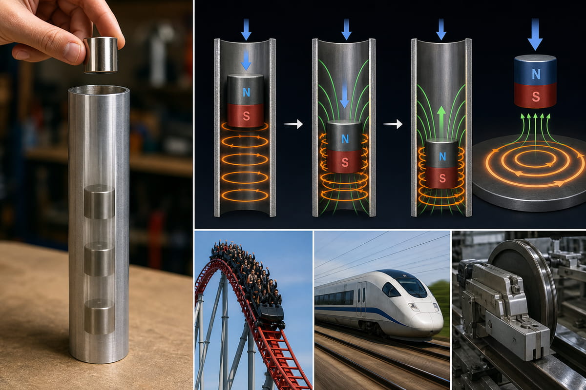 ¿Se pega un imán al aluminio? (¡Esta es la verdad!) 5 Corrientes parásitas en el aluminio