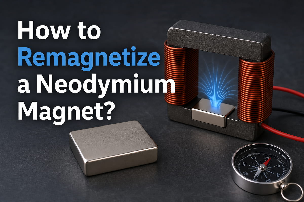 Cómo remagnetizar un imán de neodimio