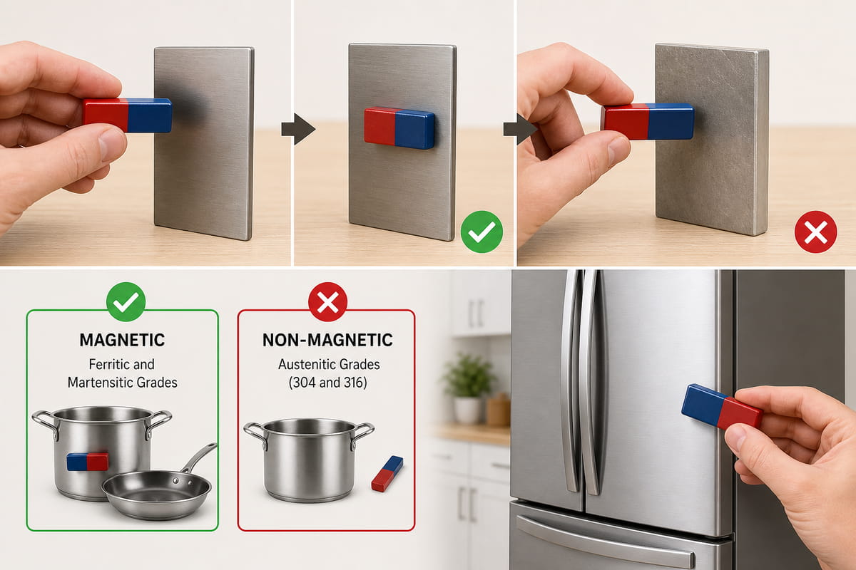 ¿Se pega un imán al aluminio? (¡Esta es la verdad!) 8 Cómo comprobar si un metal es magnético