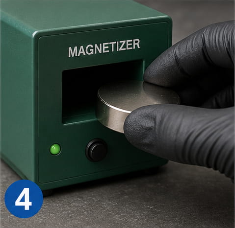 ¿Se puede taladrar un agujero en un imán de neodimio? 11 Remagnetizar después