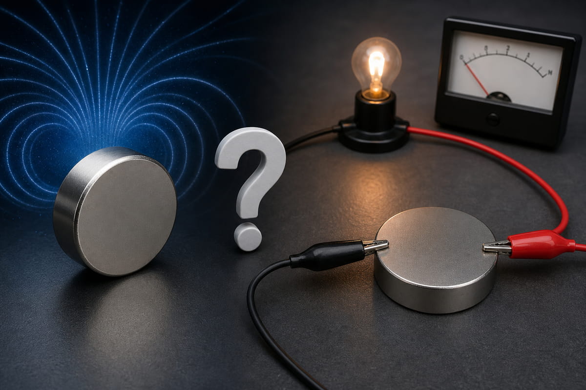 ¿Conducen la electricidad los imanes de neodimio? (Guía de 2026) 3 ¿Conducen la electricidad los imanes de neodimio?