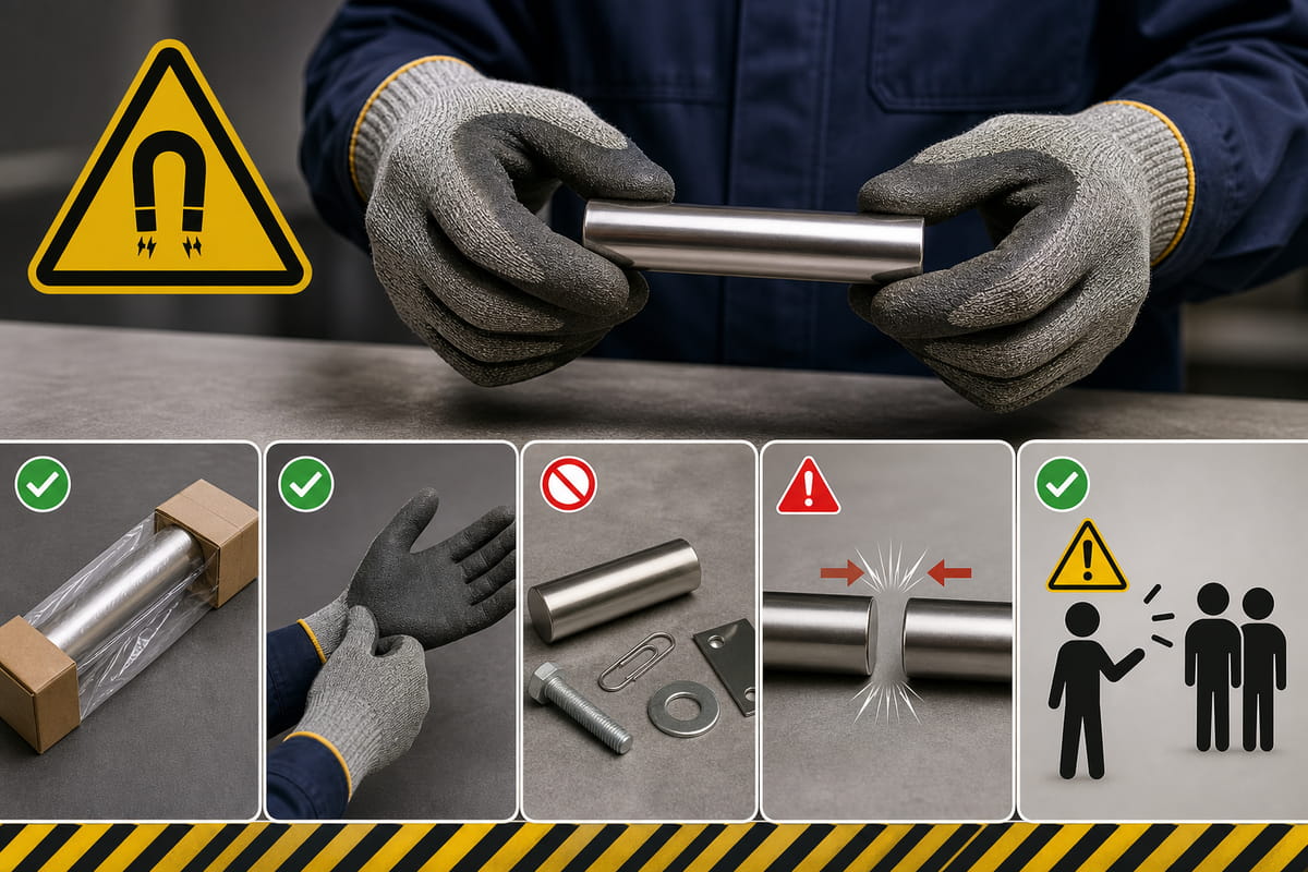 Consejos de seguridad para el manejo de imanes potentes