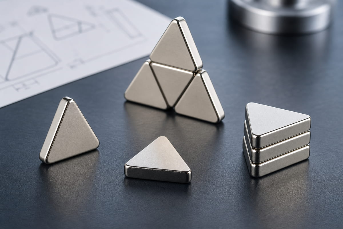 ¿Qué son los imanes triangulares?
