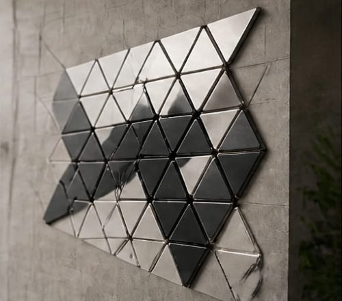 Imán triangular para diseños creativos y arquitectónicos